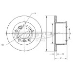 TOMEX Brakes Bremsscheibe